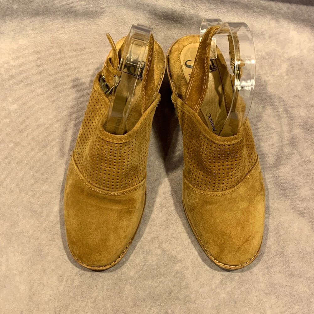 Sofft Cowgirl Clogs w/Ankle Strap